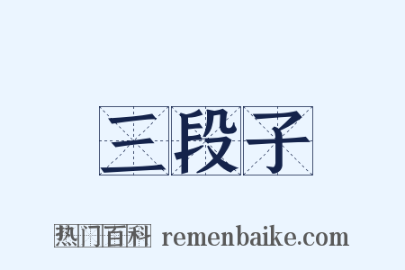 三段子是什么意思的图片